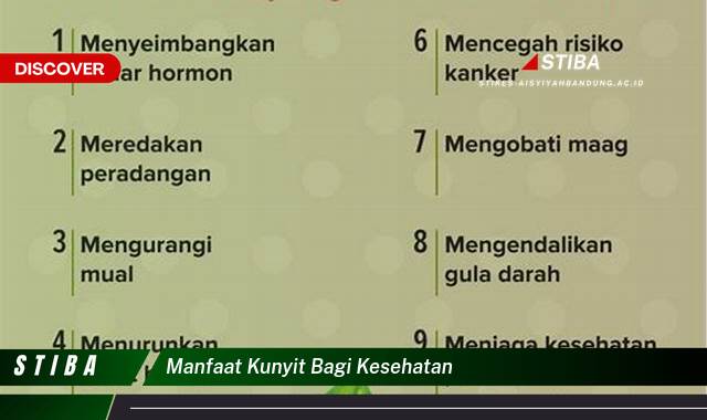 Ketahui 10 Manfaat Kunyit bagi Kesehatan yang Wajib Kamu Intip