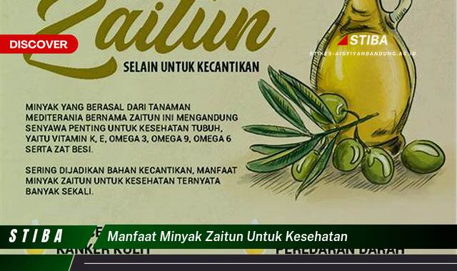 Ketahui 8 Manfaat Minyak Zaitun untuk Kesehatan yang Jarang Diketahui