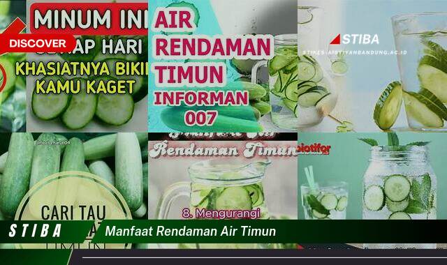 Ketahui 8 Manfaat Rendaman Air Timun yang Jarang Diketahui Ketahui 8 Manfaat Rendaman Air Timun yang Jarang Diketahui